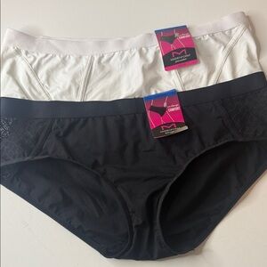 Maidenform Assortment of Brief Panties 2 Pairs Size XL / 8